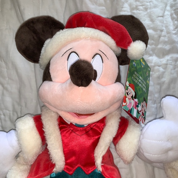 Disney Mickey & Minnie as Santa & Mrs Claus Plush Christmas Decor - NwT 16" - Picture 6 of 11